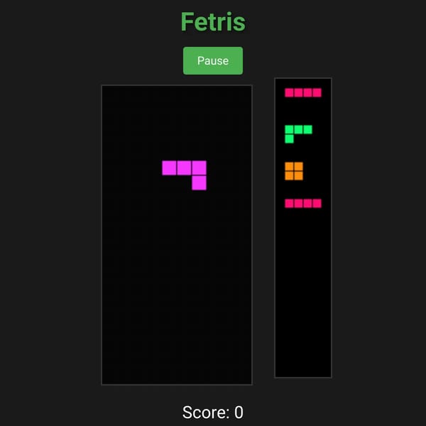 fetris - fading tetris