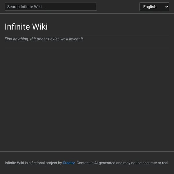 Infinite Wiki