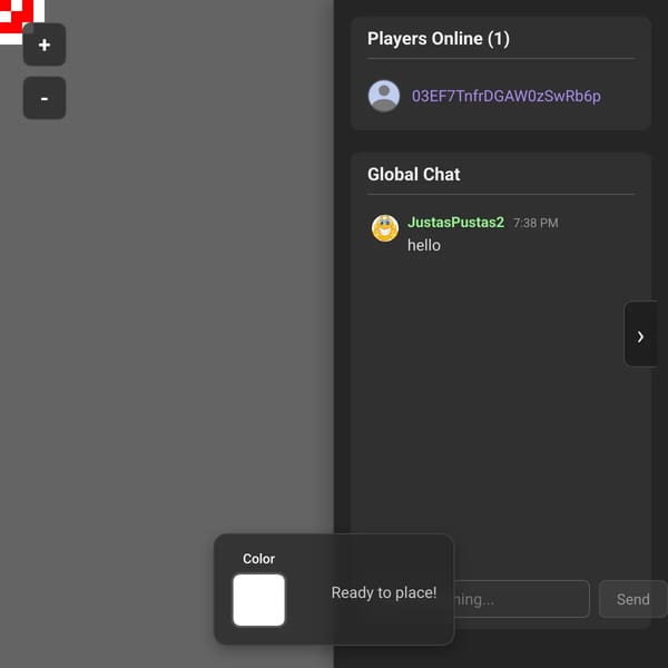 Infinite Pixel Canvas