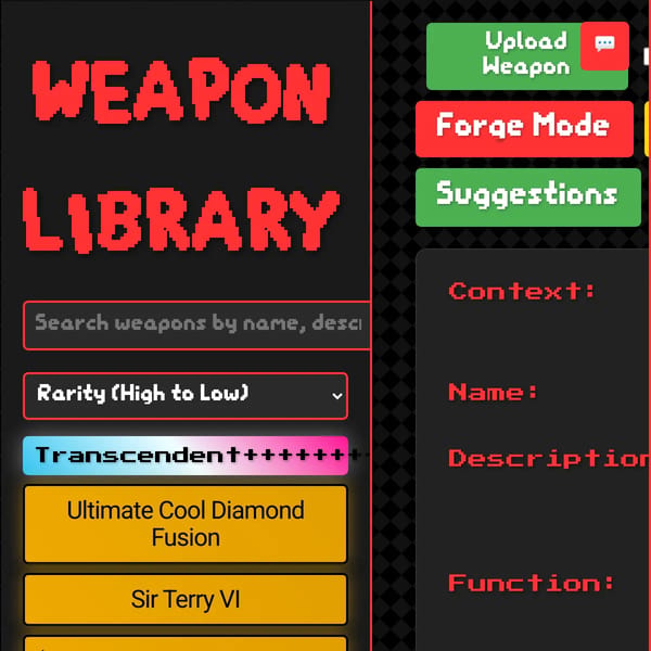 Weapon Library