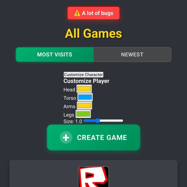 Roblox 3D Game