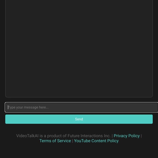 VideoTalkAI - Real YouTube Integration