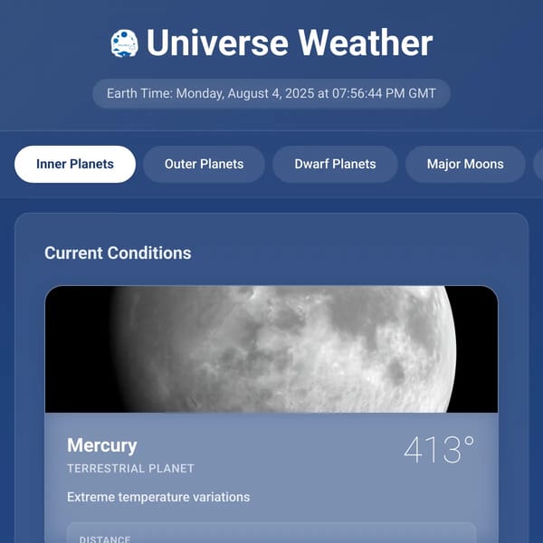 Weather Forecast Planets