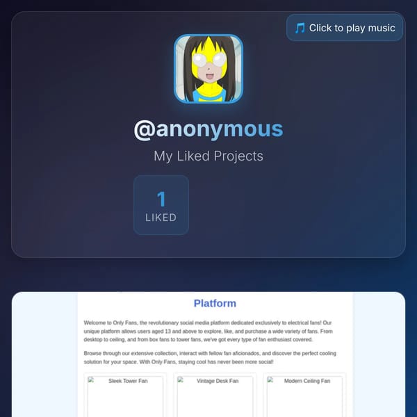 My Liked Projects - Profile