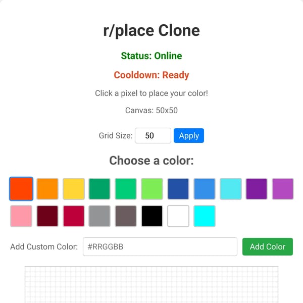 r/place Clone