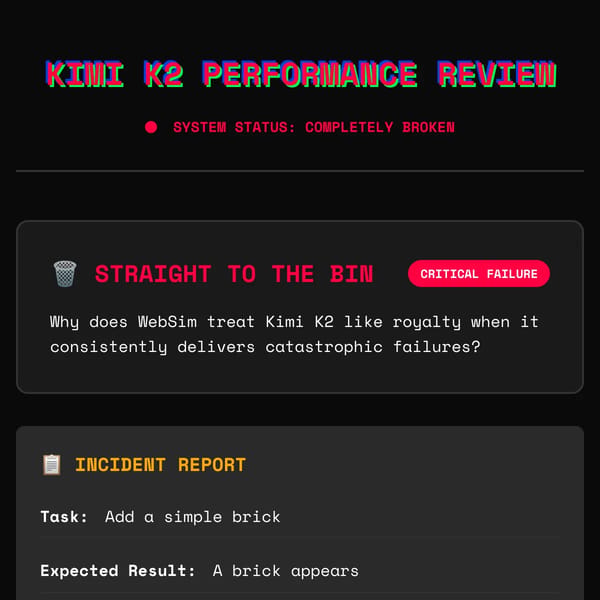 AI Model Performance Rant