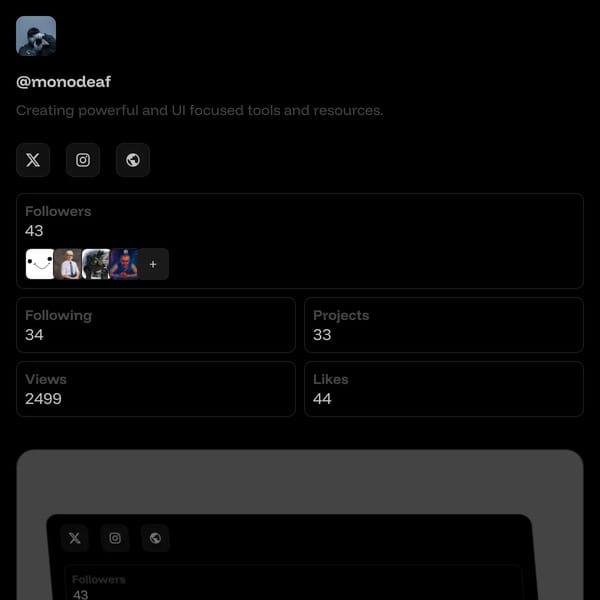 MonoDeaf Profile