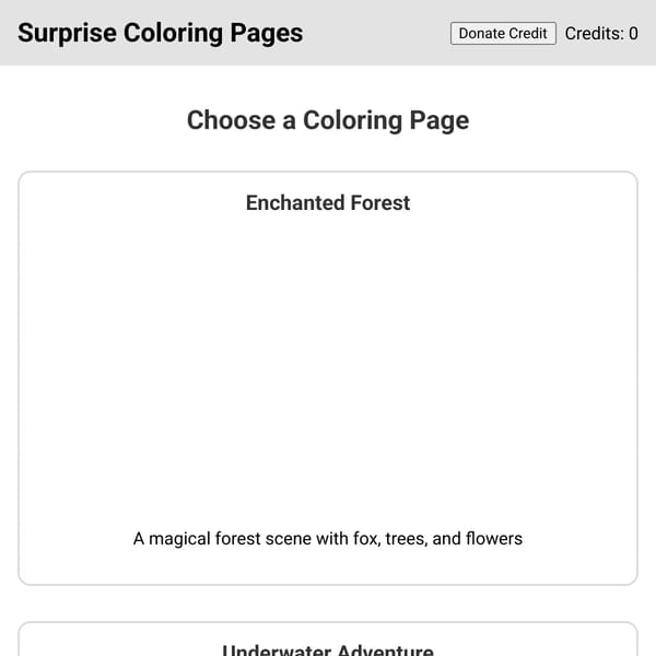 Surprise Coloring Pages
