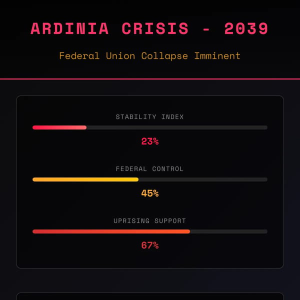 The Collapse of Ardinia - 2039