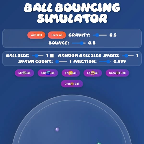 Ball Bouncing Simulator