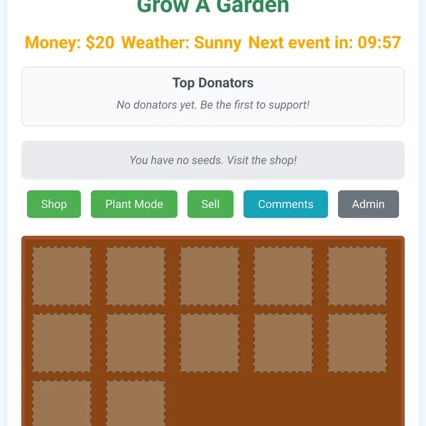 Grow A Garden (titles update)