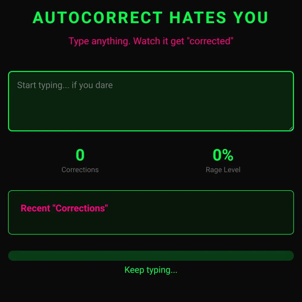 AUTOCORRECT HATES YOU (REMIX)