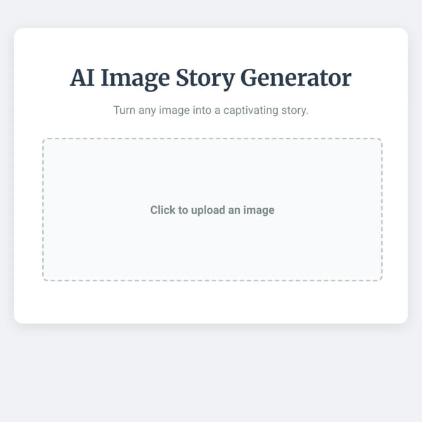 AI Image Story Generator