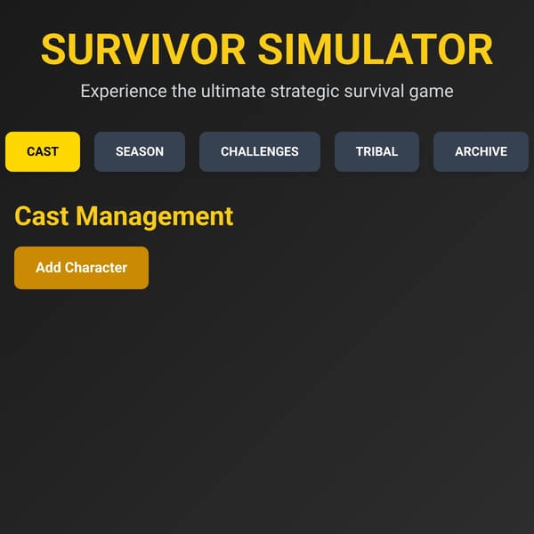 Survivor Simulator 2024