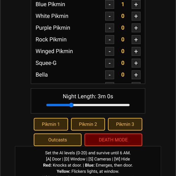 Ultimate Pikmin Custom Night