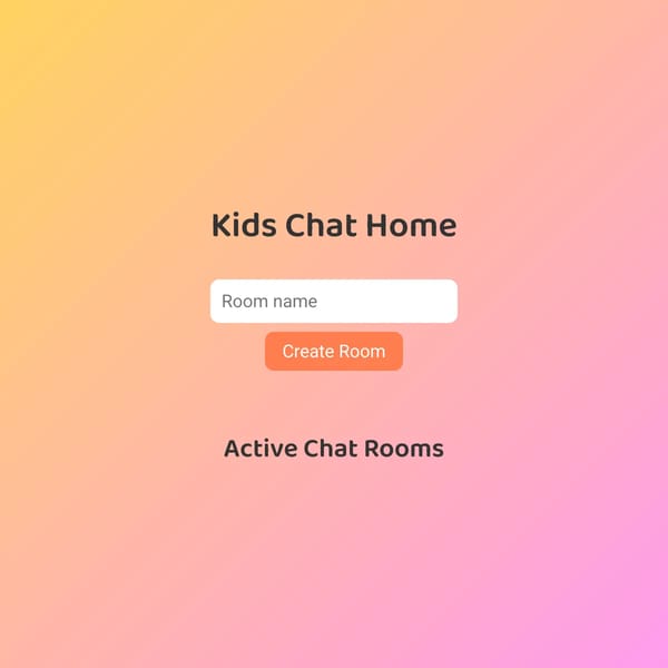Kids Chat Room