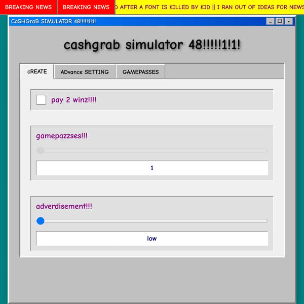 CaSHGraB SIMULATOR 48!!!!!1!1!