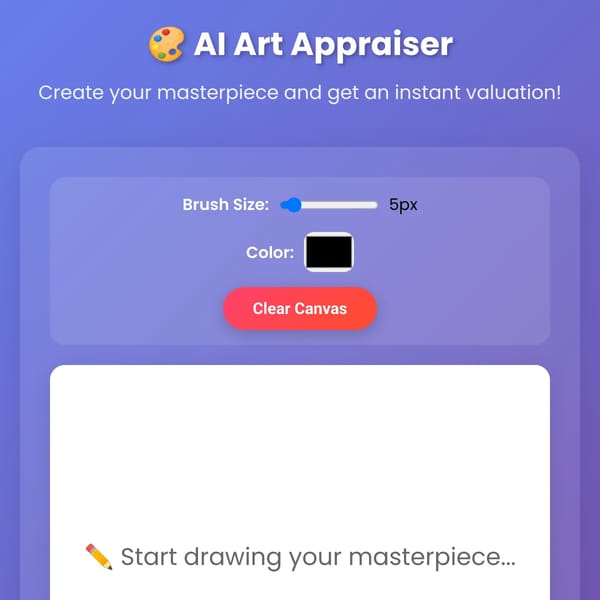 AI Art Appraisal Game