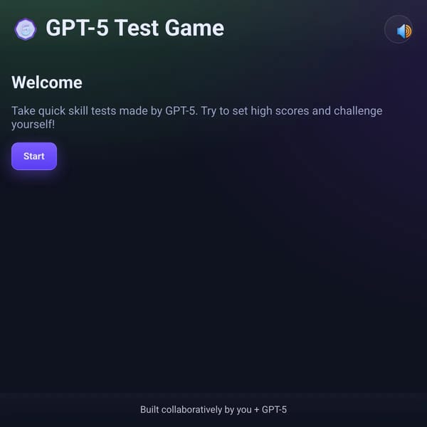 GPT-5 Test