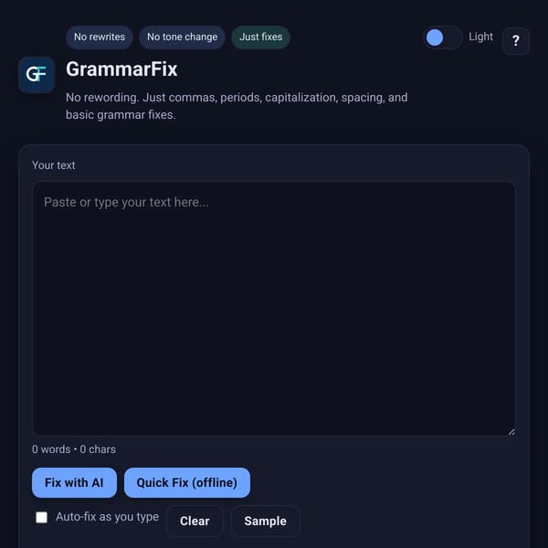 GrammarFix