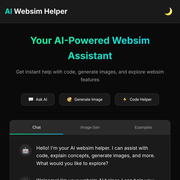 AI Websim Helper