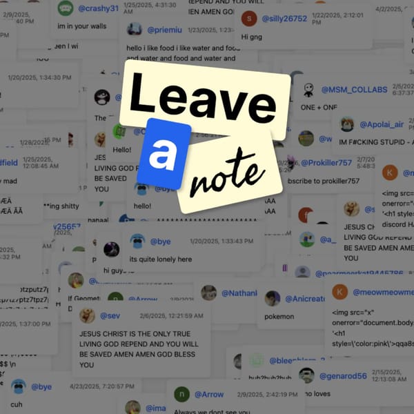 Leave A Note