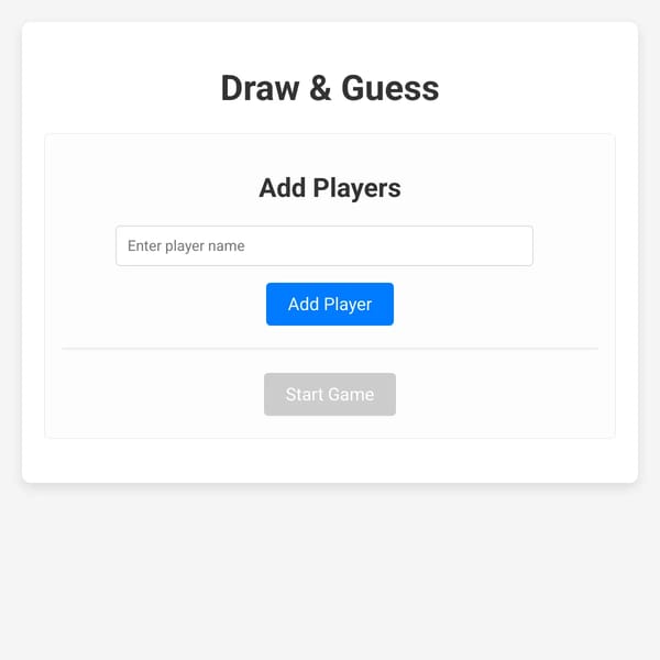 Draw & Guess