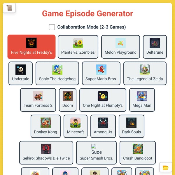 New and improved: Game Episode Generator