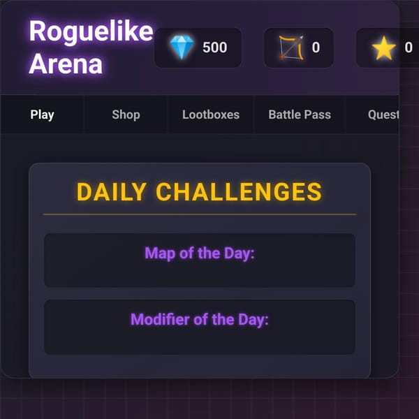 Roguelike Arena Shooter