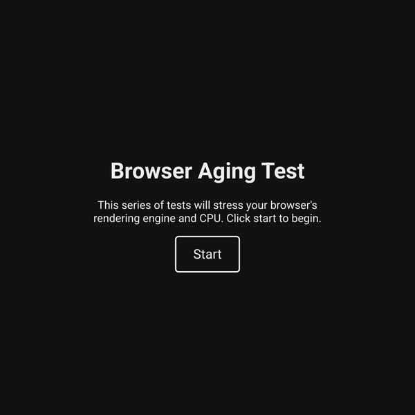 Browser Aging Test