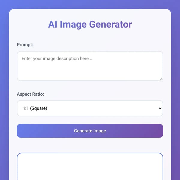 AI Image Generator (no credits needed apparently)