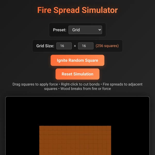 Fire Spread Simulator