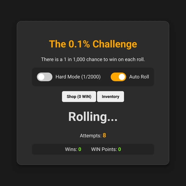 0.1% Chance