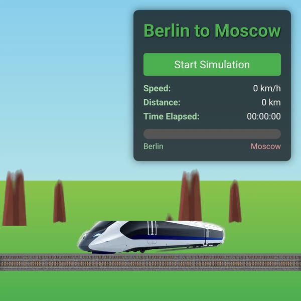 Hypersonic Bullet Train Simulation