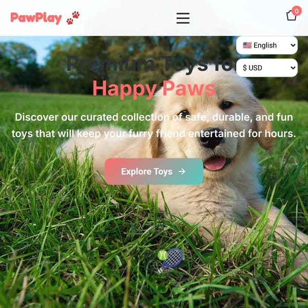PawPlay - Premium Dog Toys