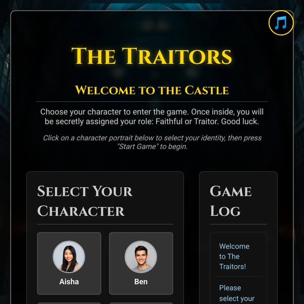 The Traitors Simulator