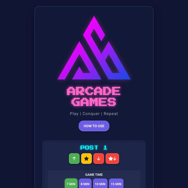 Arcade Games / Scoreboard