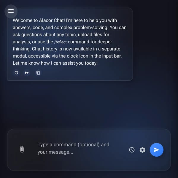 α Chat v5 (tree of thoughts)