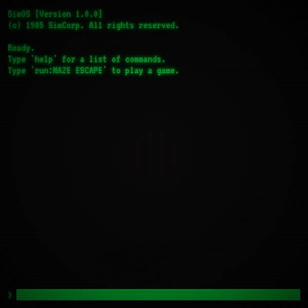 SimOS Terminal but i fixed the maze game