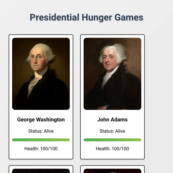 Presidential Hunger Games