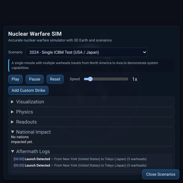 Nuclear Warfare SIM [Beta]