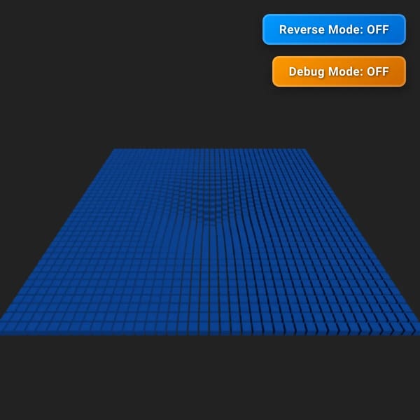 Dynamic Cube Grid Test