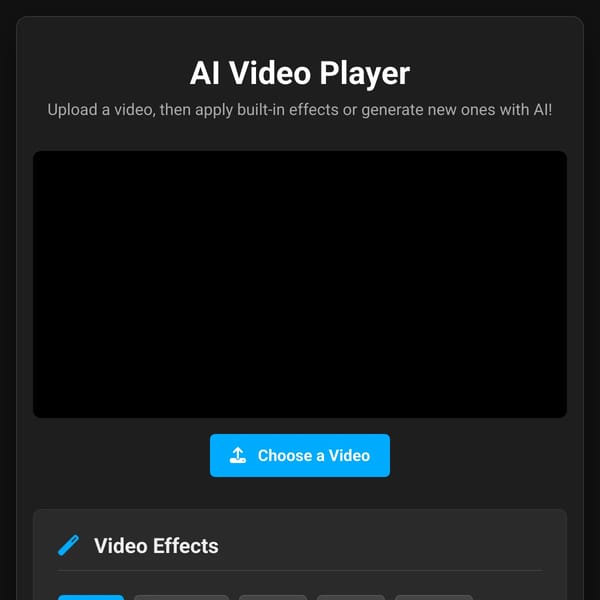 AI Video Player