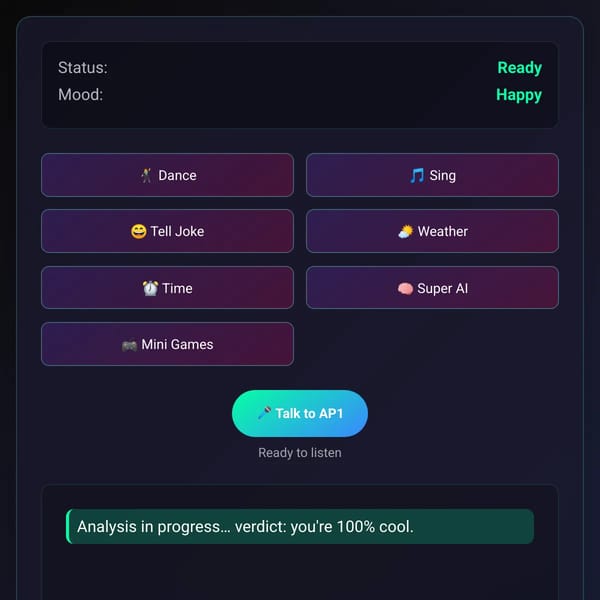 AP1 - Your Virtual Robot Companion