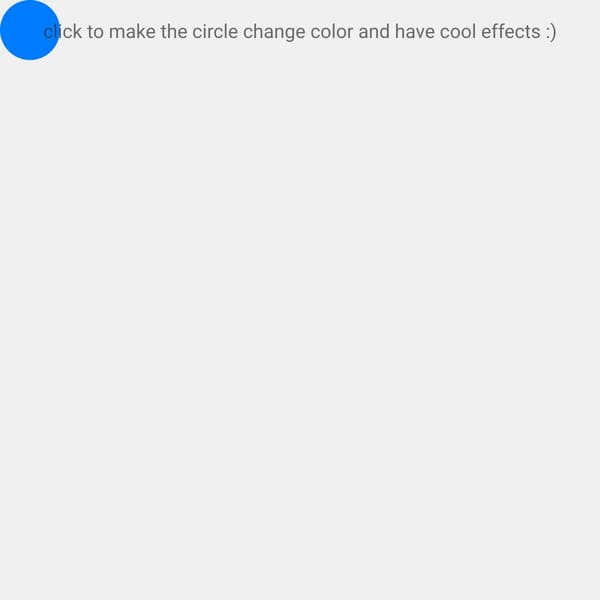 little stupid circle follower test