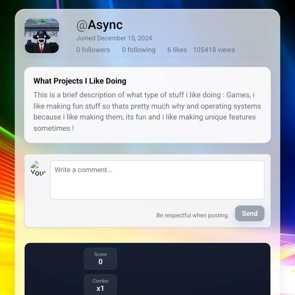 User Profile Page