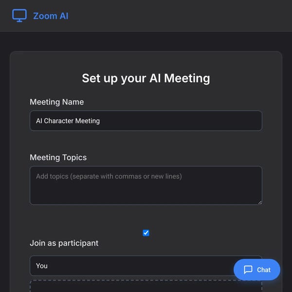 AI Zoom Meeting