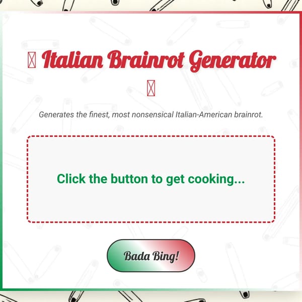 Italian Brainrot Generator