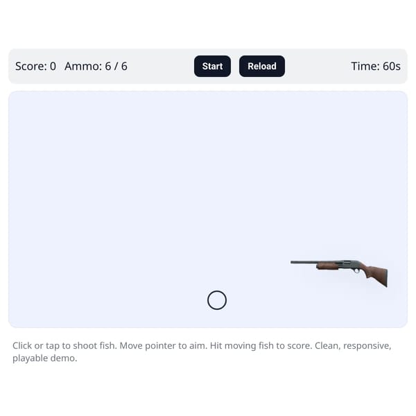 Fish Huntin' Simulator. (made with gpt 5 mini)