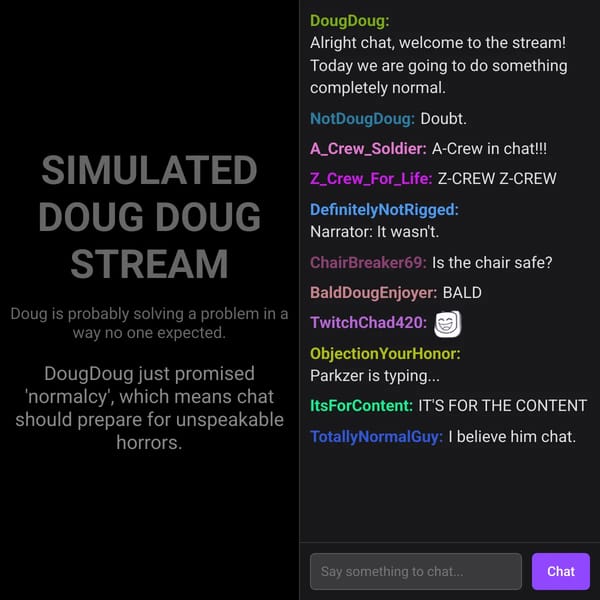 Doug Doug Chat Simulator